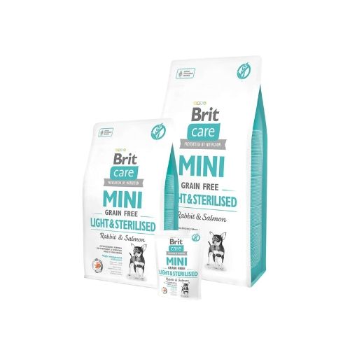 Brit Care Mini GF Light/ Sterilized Salmon/Rabbit