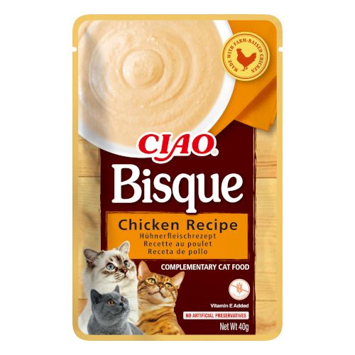 Churu Cat Bisque Receta Pollo, 12 x 40 Gr