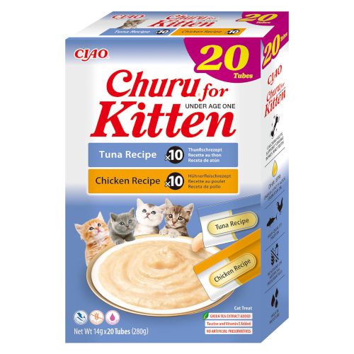 Churu Cat Kitten Variedades, 20 x 14 Gr