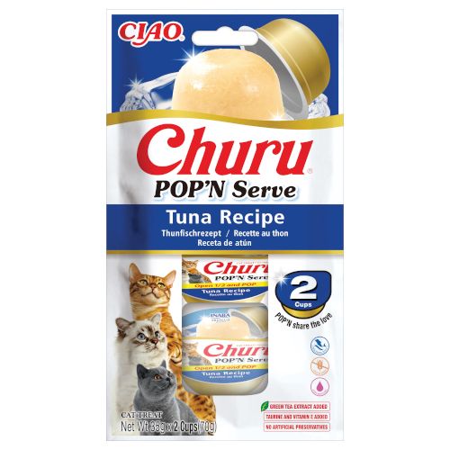 Churu Pop'n Serve Atún, 6 x 70 Gr