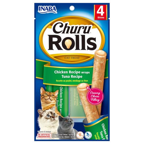 Churu Rolls Receta de Atún, 12 x 40 Gr