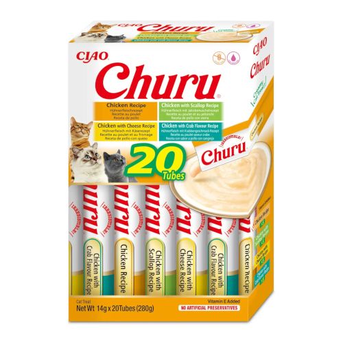 Churu Cat Variedades de Pollo, 20 x 14 gr