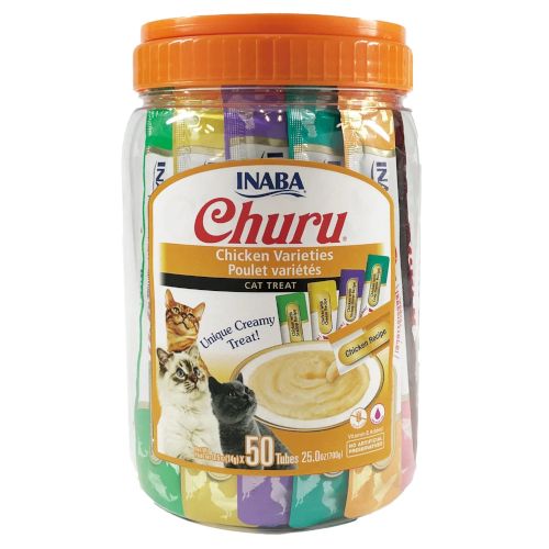 Churu Cat Variedades de Pollo, 50 x 14 gr