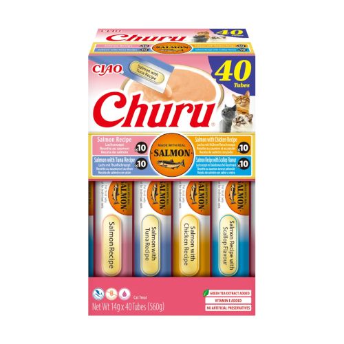 Churu Cat Variedades de Salmón (40p)