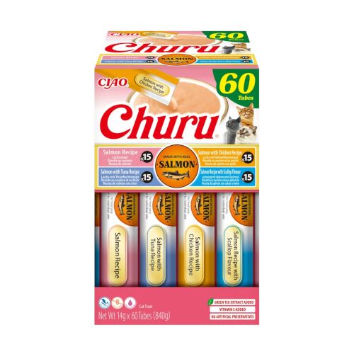 Churu Cat Variedades de Salmón (60p)