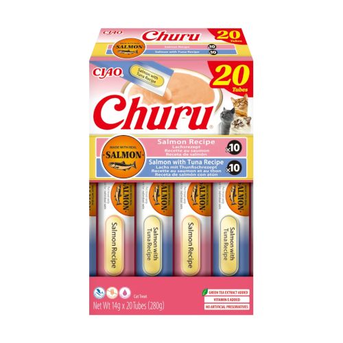 Churu Cat Variedades de Salmón con Atún (20p)
