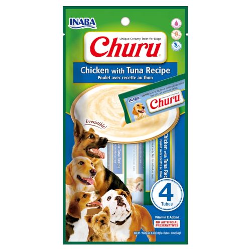 Churu Dog Receta de Pollo con Atún, 12 x 56 Gr