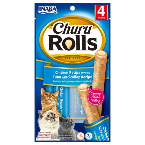 Churu Rolls Receta de Atún Con Vieira, 12 x 40 Gr