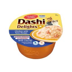 Dashi Delight Pollo con Atún, 6 x 70 Gr
