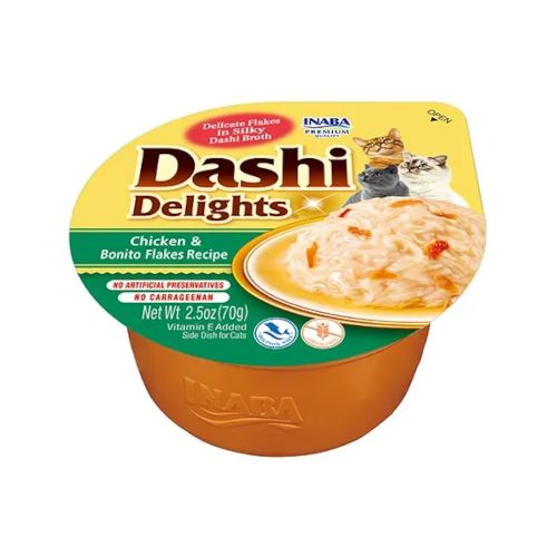 Dashi Delight Pollo Con Copos de Bonito, 6 x 70 Gr