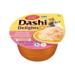 Dashi Delight Pollo Con Salmon, 6 x 70 Gr