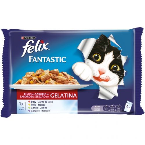 FELIX Festín del Mar Gelatina pack surtido 12x85g
