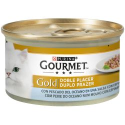 Gourmet Gold Doble Placer Pescado 85 Gr