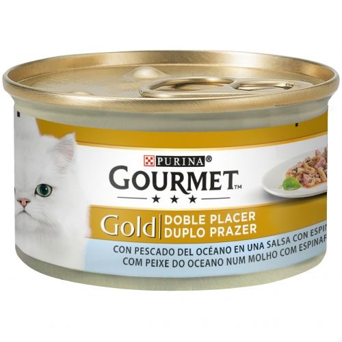 Gourmet Gold Doble Placer Pescado 85 Gr