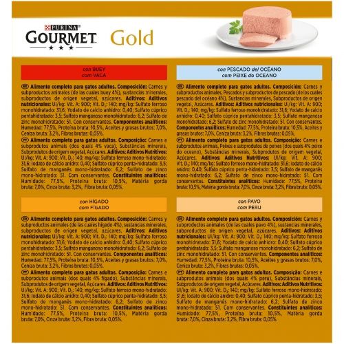 Gourmet Gold Mousse Pack Surtido 12x85g