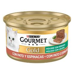 Gourmet Gold Mousse Pato y Espinacas, 85 G
