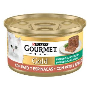 Gourmet Gold Mousse Pato y Espinacas, 85 G