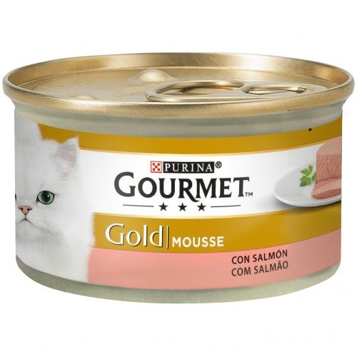 Gourmet Gold Mousse Salmón, 85g