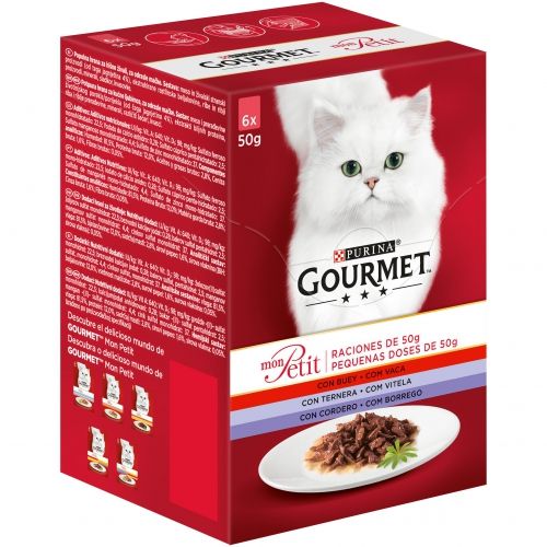 Gourmet Mon Petit Selec Carnes, 6 X 50 G