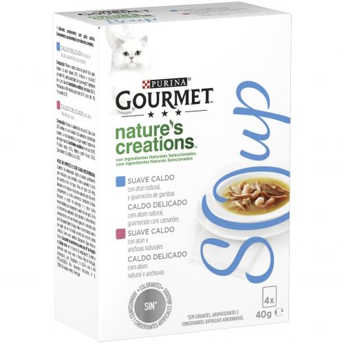 Gourmet Nature's Soup Atún y Gambas, 40 G