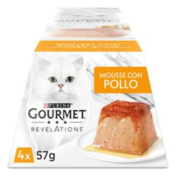 Gourmet Revelation Mousse Pescado Océano 4x57 g.