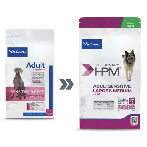 HPM Dog Sensitive Digest Large - Medium