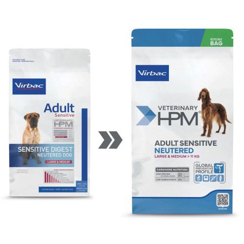 HPM Dog Sensitive Digest Neutered Large - Med