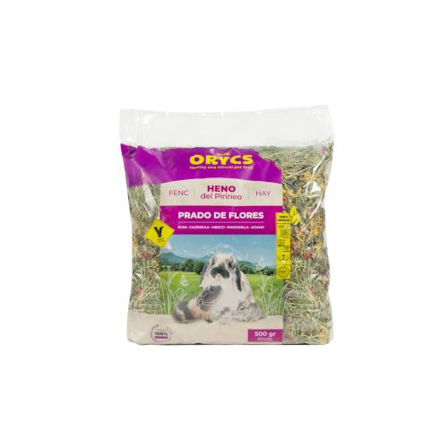 Mini Orycs Heno de Prado de Flores, 500 gr.