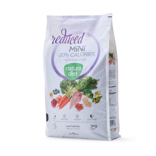 Natura Diet Dog Reduced -20% Mini, 3Kg
