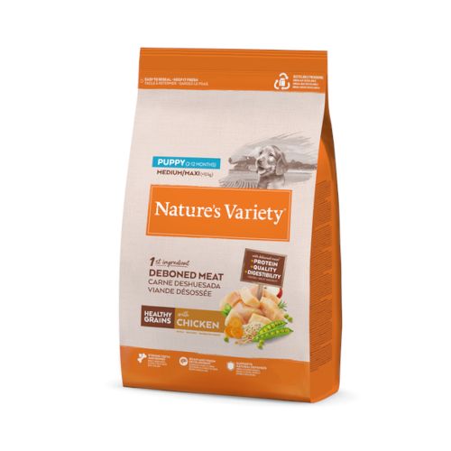 Nature's Variety Dog Puppy Med/Max Pollo Healthy Grain
