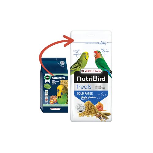 Nutribird Pasta semi-humeda Gold Patee Field, 250g