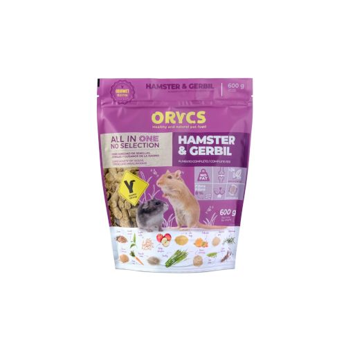Orycs Hamster y Jerbo, 600 gr