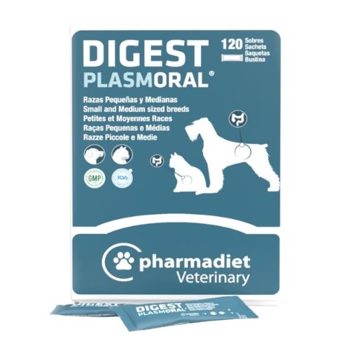Plasmoral Digest Razas Pequeñas Y Medianas, 30 Sobres