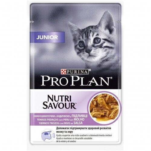 Proplan Nutri Savour Kitten Pavo, 85 G