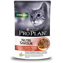 Proplan Nutri Savour Sterilized Buey, 85 G