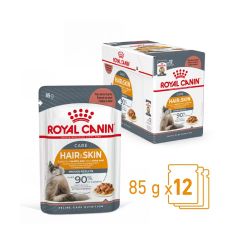 Royal Canin Hair & Skin Gravy, 12 x 85 Gr