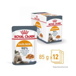 Royal Canin Hair & Skin Jelly, 12 x 85 Gr
