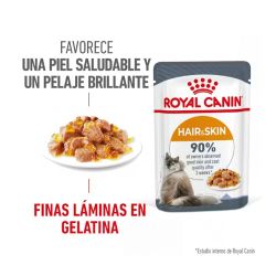 Royal Canin Hair & Skin Jelly, 12 x 85 Gr