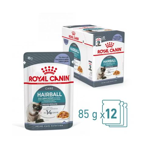 Royal Canin Hairball Care Jelly, 12 x 85 Gr