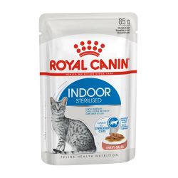Royal Canin Indoor Sterilised In Gravy, 12 x 85 Gr