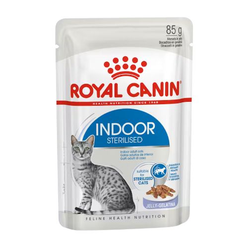 Royal Canin Indoor Sterilised In Jelly, 12 x 85 Gr