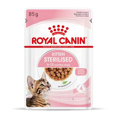Royal Canin Kitten Gravy, Pack 12u x 85 Gr