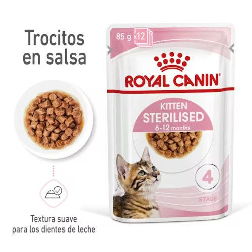 Royal Canin Kitten Gravy, Pack 12u x 85 Gr