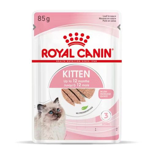 Royal Canin Kitten Loaf-Textura, Pack de 12u x 85 Gr