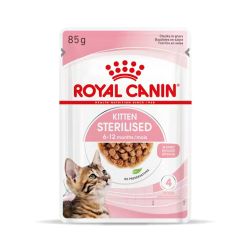 Royal Canin Kitten Sterilised Gravy, 12 x 85 Gr