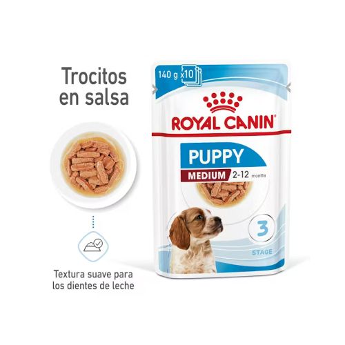 Royal Canin Medium Puppy, 10 x 140 gr