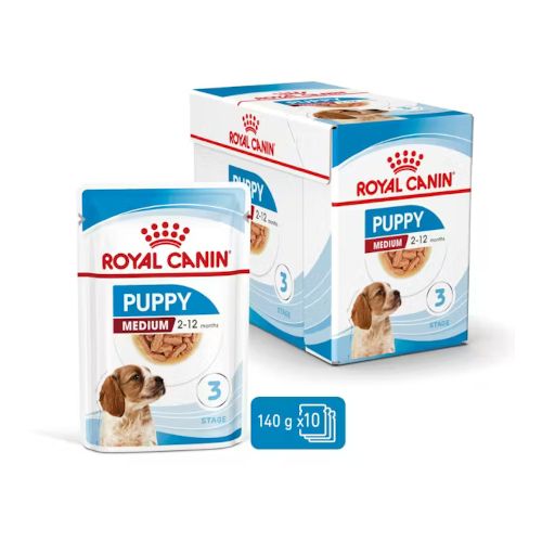 Royal Canin Medium Puppy, 10 x 140 Gr
