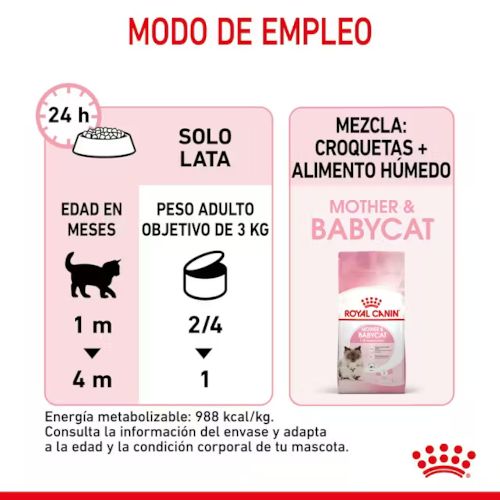 Royal Canin Mother & Babycat -Caja 12 unidades