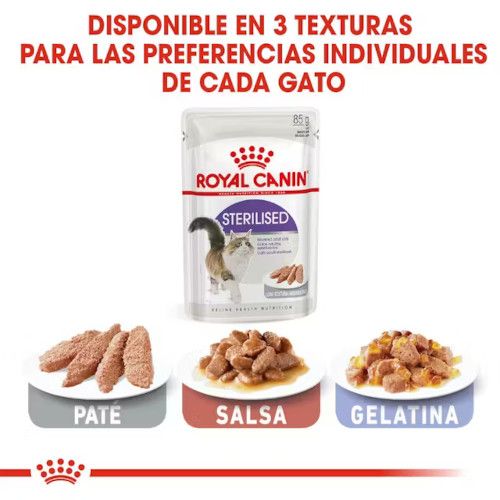 Royal Canin Sterilised Loaf-Textura, Pack 12u x 85 Gr