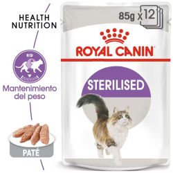 Royal Canin Sterilised Loaf-Textura, Pack 12u x 85 Gr